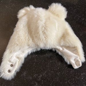 NWOT Restoration Hardware faux fur hat